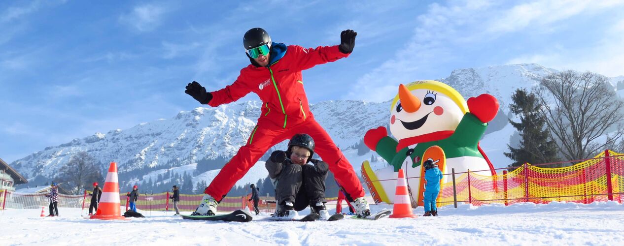Skischule Kinder mit Zimi